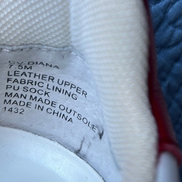 Chelsea & Violet Diana Leather color White/Multi Women’s Sneakers size 7.5 - Picture 5 of 9